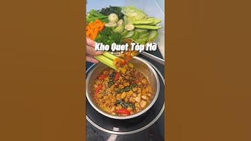 Làm Chảo “KHO QUẸT TÓP MỠ” Chấm Rau Ăn Cơm Ngày Mưa Còn Gì Bằng 🌶️😋#goccuavy #cooking