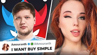 NEW RUMORS ABOUT S1MPLE! WHAT’S HIS PRICE! IS AMOURANTH LOOKING TO BUY OUT S1MPLE FROM NAVI News