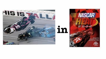 I recreated Brendan Gaughan’s Talladega Flip in NASCAR Heat 2002...