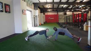 Partner Plank Claps