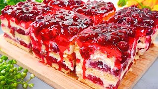 🍒😋 Mega juicy!! There has never been such a delicious cake on YouTube. Very soft and moist.