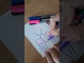Coloring Cartoon Character 💫 #coloring #drawing #illustration #cartoonillustration #shorts #posca