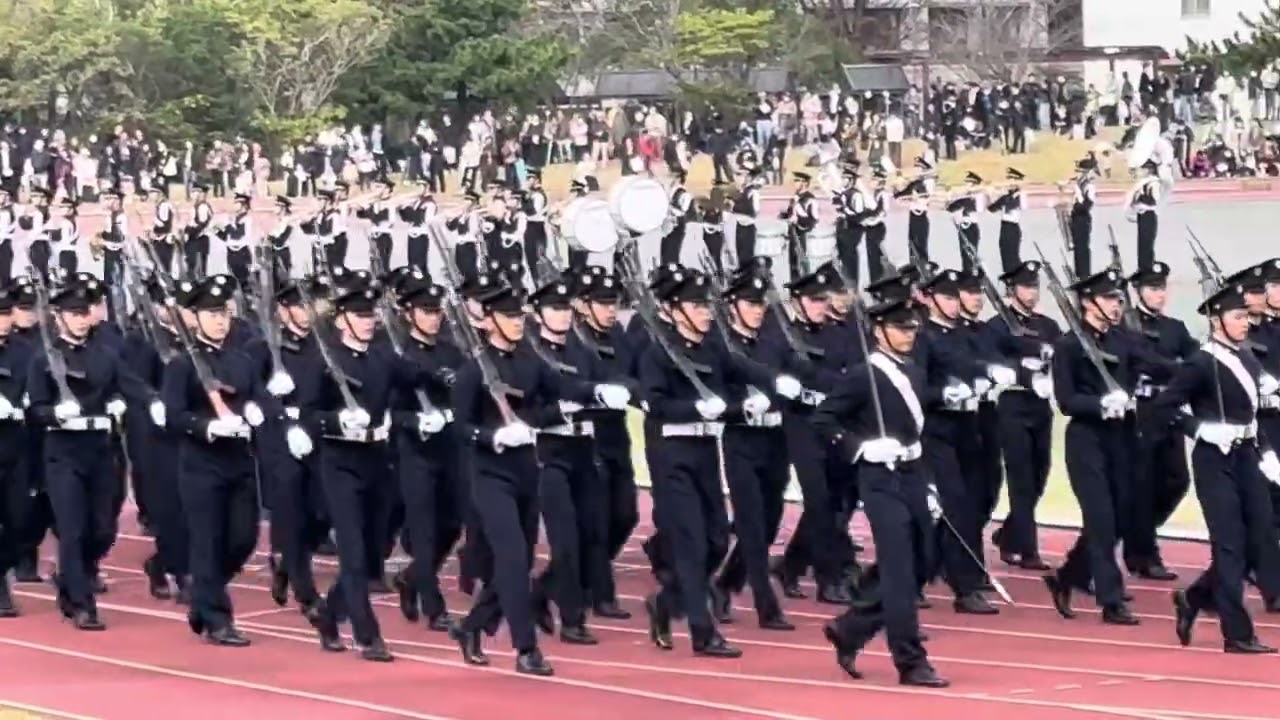 防衛大学校 第73回 開校記念祭 観閲行進【別角度】