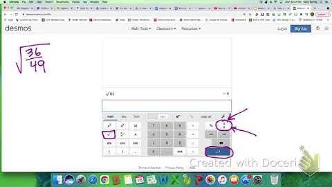 Square root and cube root on desmos