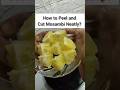 How to peel and cut mosambi perfectly shorts youtubeshorts fruit health viral