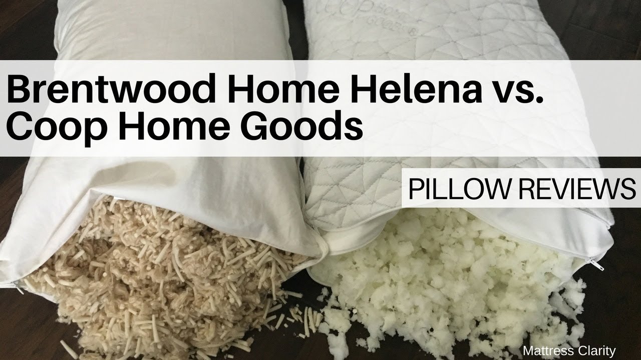Pillow Reviews: Brentwood Home Helena Vs. Coop Home Goods - Youtube