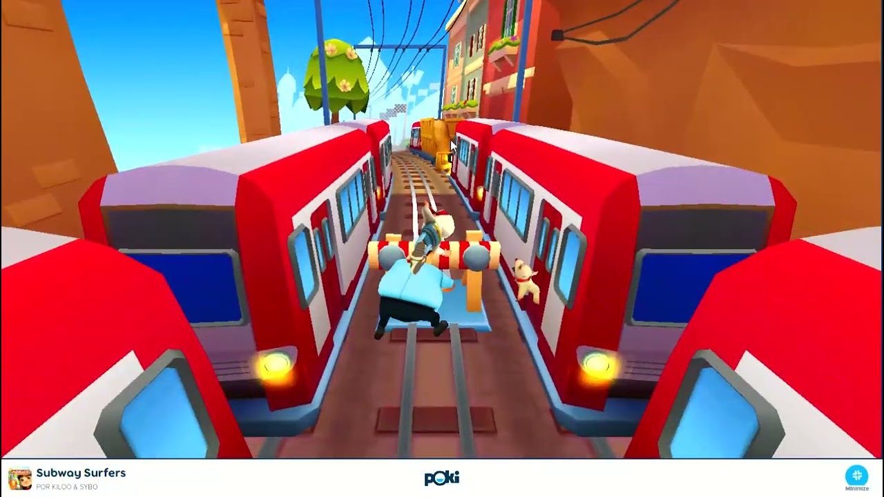 joguei subway surf no poki 10 burlas facil e dificio 