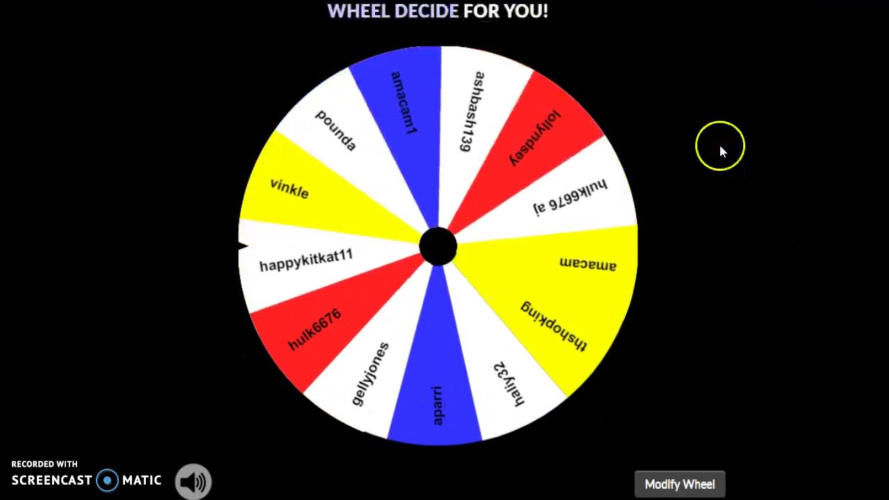 Wheel Decidecom Robux