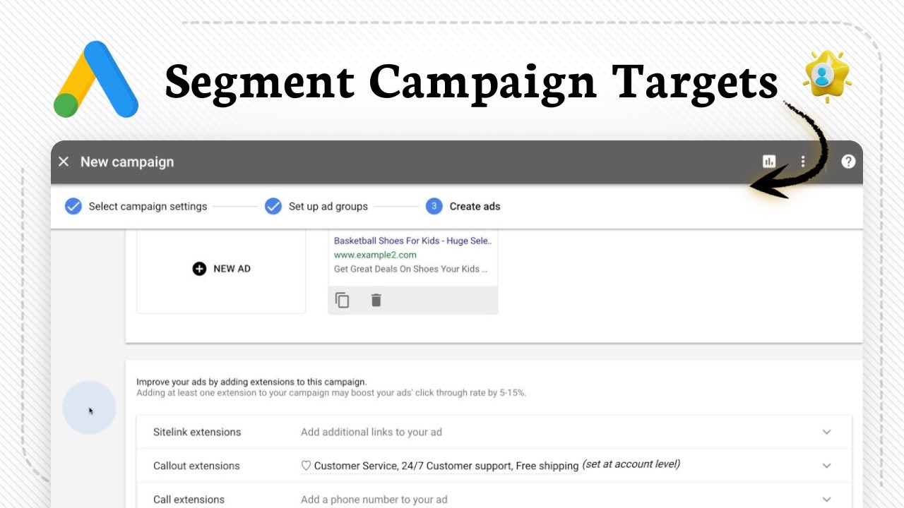 How to create ad groups in Google Ads (Campaign Layer)