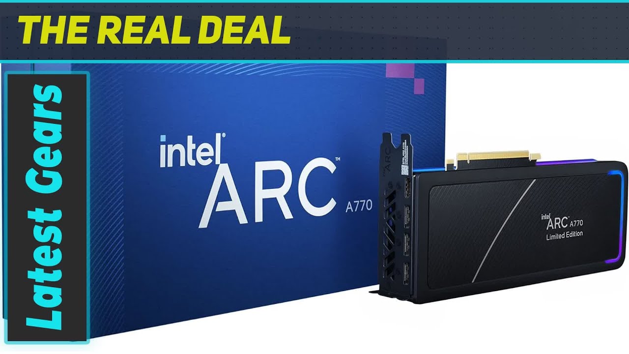 Intel Arc A770 Limited Edition 16GB PCI Express 4.0 Graphics Card ...