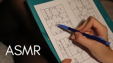ASMR SUDOKU 🖋️- Paper and writing sounds