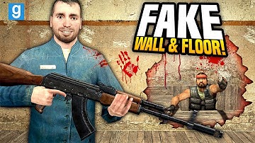 FAKE WALL AND FLOOR MONEY PRINTING BASE - Gmod DarkRP Base Building (Money Printers)