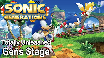 Sonic Generations - Totally Unleashed - (720p) 60fps Generations Stages