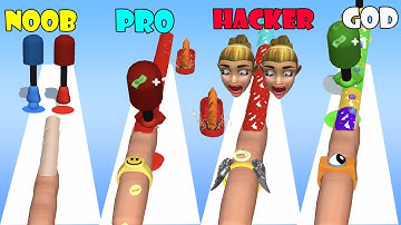 NOOB vs PRO vs HACKER vs GOD - Nail Stack!