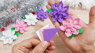 DIY / foam sheet craft ideas / How to make nice and easy flowers with foam Sheet