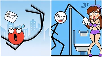 Ragdoll Jump Weegoon VS Robber Thief Long Hand - All Levels SpeedRun Gameplay