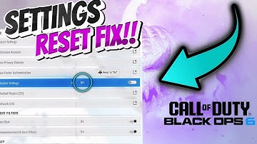 How to Fix Black Ops 6 Settings Not Saving on PC