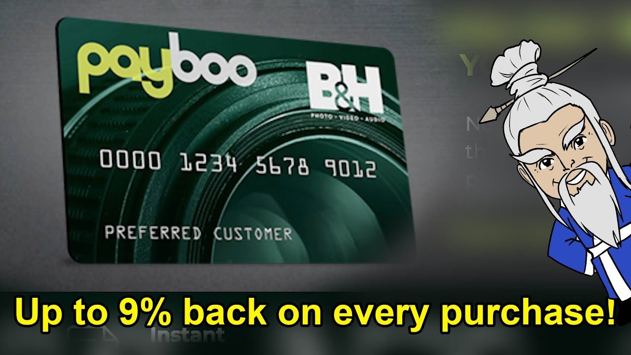 New Store Card Refunds Sales Tax! (B & H Payboo)