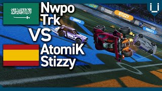 Nwpo &amp; Trk vs AtomiK &amp; Stizzy | 2v2 Grudge Match! | Rocket League
