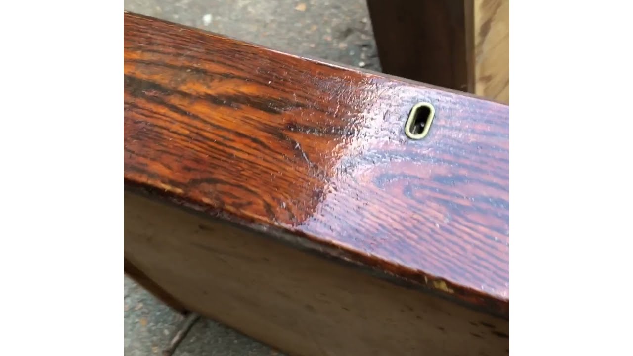 How I apply boiled linseed oil on my mahogany coffee table, DIY