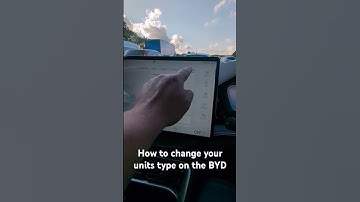 how to change your units type on the byd infotainment screen. #byd #bydsealion6 #bydsealion7