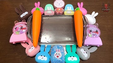 SPECIAL SERIES RABBIT SLIME ! MIXING RANDOM THINGS INTO CLEAR SLIME