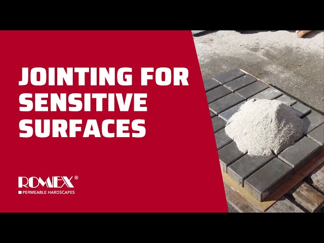 ROMEX Pure Patio Jointing for Sensitive Surfaces Installation
