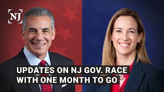 NJ governors race: Update on campaign spending, voter registration with one month to go