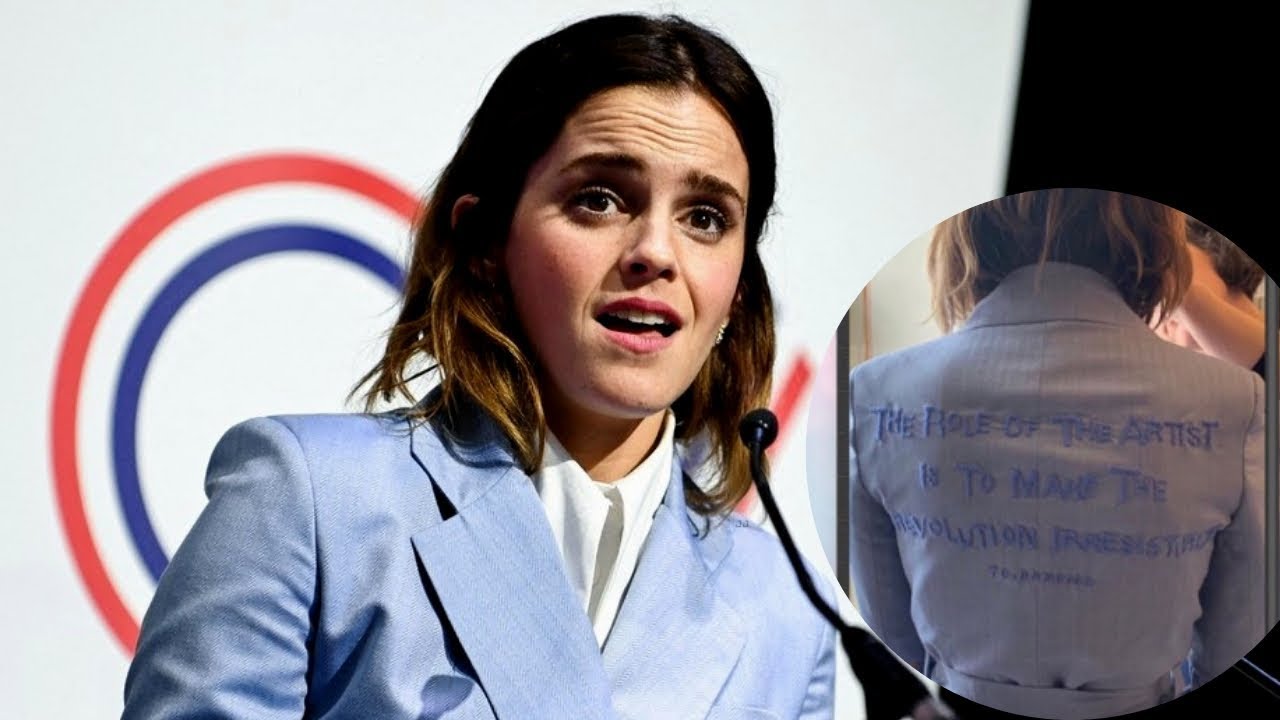 Emma Watson Speaks At G7 Gender Equality Conference In France - YouTube