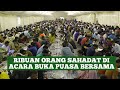 Ribuan pekerja masuk islam diacara buka puasa bersama