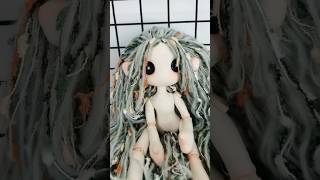 Button eye doll #doll #craft #oc #handmade #ooak #custommade #diy #foryou