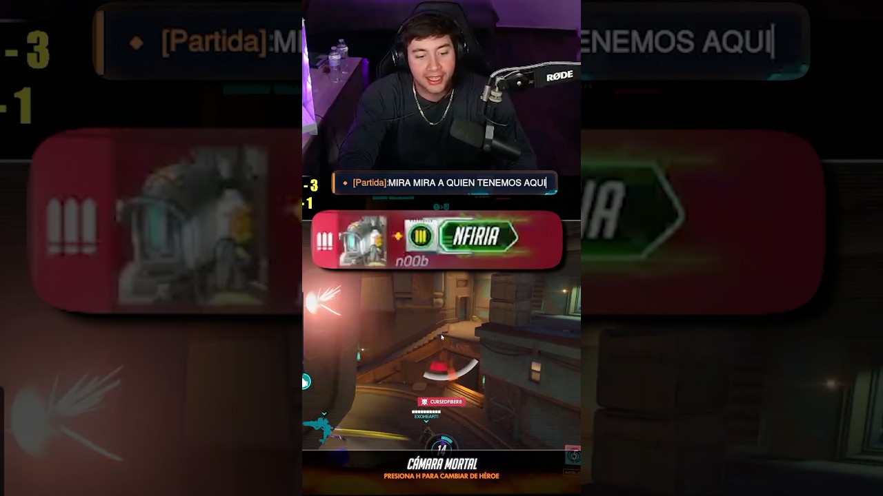 Diffeando a mi amigo Nfiria #overwatch #overwatch2 #gaming
