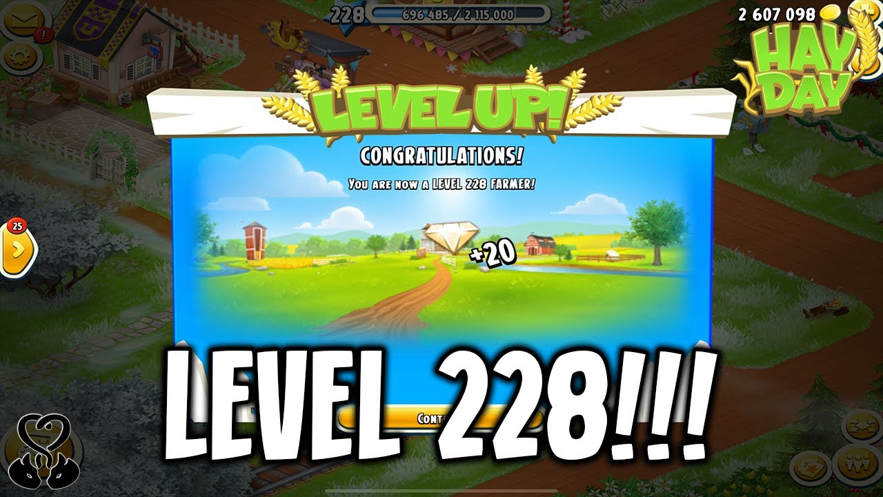 Hay DayLEVEL UP 228!! YouTube
