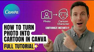 How To Turn Photo Into Cartoon in Canva | Step-by-Step Tutorial