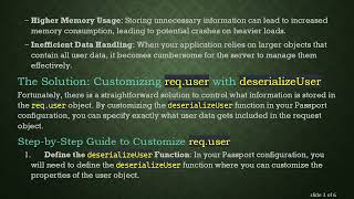 Optimize Your Node.js/Express App: Control req.user Object with Passport.js Net Worth