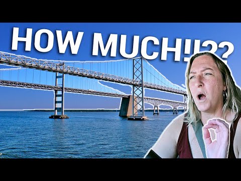 Chesapeake Bay Bridge Tunnel Toll Road (Virginia to Maryland) // Travel Snacks