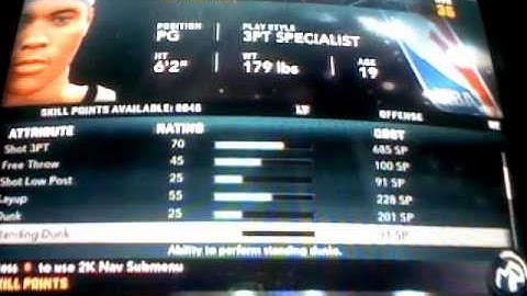 NBA2K11 My Player Part 1