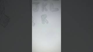 How to draw a bubble letter R!#fyp#shorts#art#artist#draw#drawing#drawingtutorial#tutorial#sub#learn
