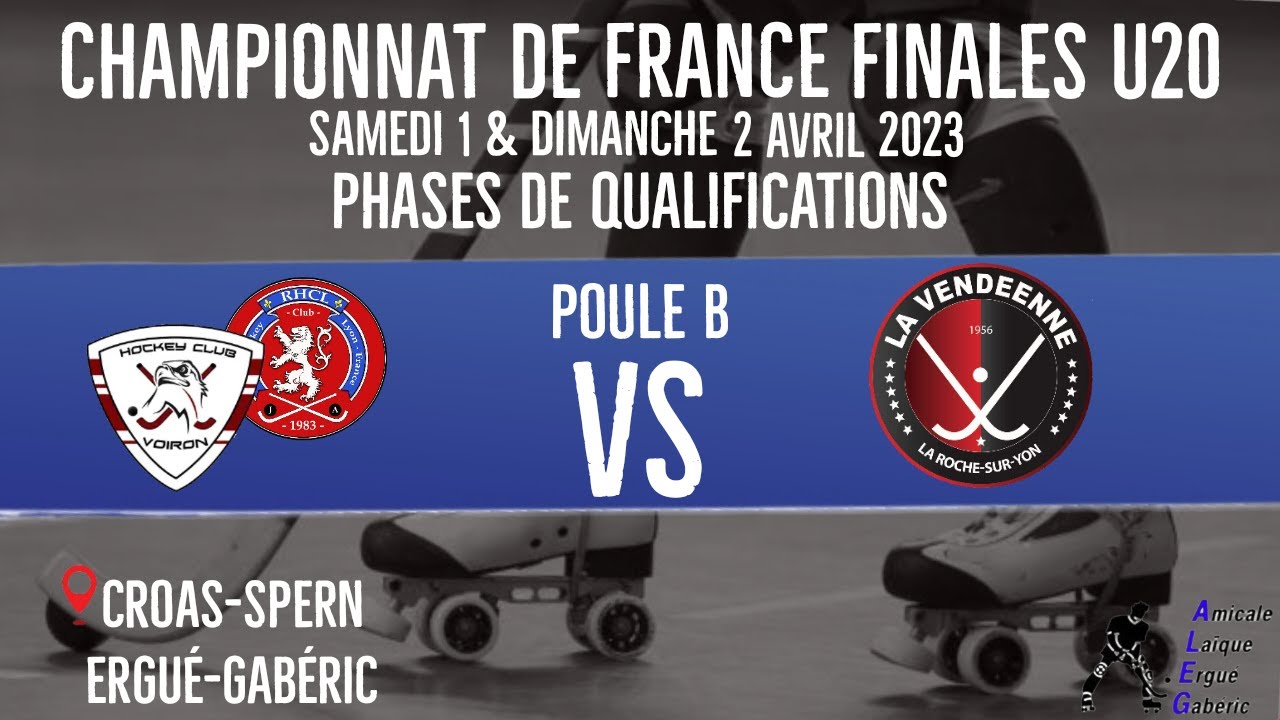 Championnat de France U20 2023 RINK HOCKEY ENTENTE LYON VOIRON / LA