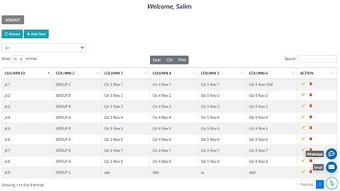 Login Form with Google Apps Script - Login Form V.5x | CRUD | Datatable (Settings)