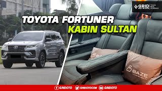 Bikin Interior Toyota Fortuner, Innova, Pajero Jadi Mewah Ala Vip Lounge Mobil Sultan | GridOto News