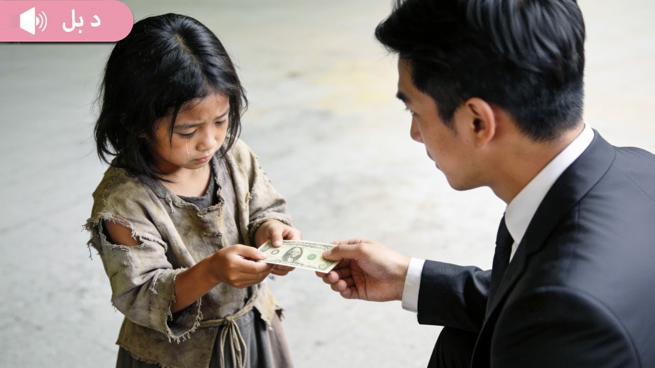 طفلة يتيمة تدفع 5 دولارات لتستأجر مليونيرًا لاجتماع مدرسي… فإذا به والدها الحقيقي!