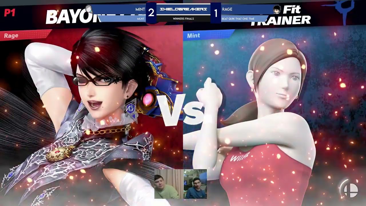 Shieldbreakers Weekly 132 Winners Finals - Mint (Wii Fit Trainer) Vs. Rage (Bayonetta) - SSBU