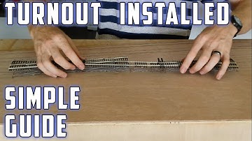 Model Railroad - How To - Laying turnouts