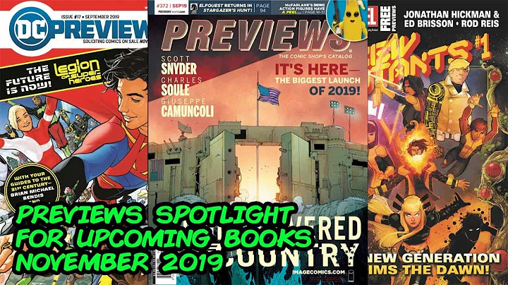 Previews Spotlight - What Comic Books to Buy for November 2019!! - DayDayNews