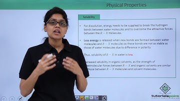 Class 11th – Physical Properties | Haloalkanes and Haloarenes | Tutorials Point