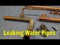 Plumbers Videos - Repairing Leaking Pipework Pressfit Copper