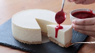 バニラ・レアチーズケーキの作り方 No-Bake Vanilla Cheesecake｜HidaMari Cooking