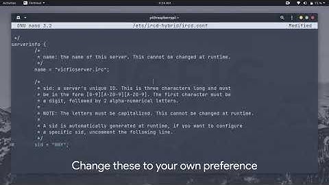 How to setup IRC server on Raspberry Pi in 5 minutes