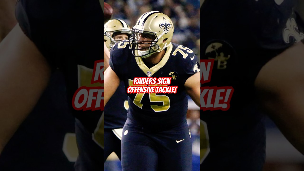 Raiders sign Andrus Peat #shorts